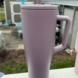 Purple Insulated Tumbler with Handle